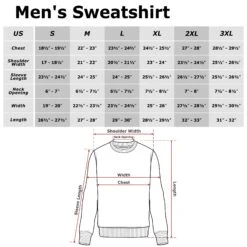 Men's Lost Gods Unicorn In Human Costume Sweatshirt -Fifthsun Shirts 10040 006 size chart 04461c42 38d3 457b 9399 07eebbfe56f2