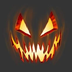 Men's Lost Gods Evil Pumpkin Face T-Shirt -Fifthsun Shirts 10MIS1143WN Mr Smiles xx 147 swatch