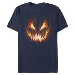 Men's Lost Gods Evil Pumpkin Face T-Shirt -Fifthsun Shirts 10MIS1143WP Mr Smiles xx 147 copy