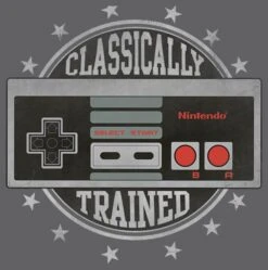 Men's Nintendo Classically Trained T-Shirt -Fifthsun Shirts 12NNTD075 Classically Trained Comp swatch