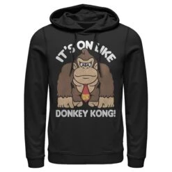 Men's Nintendo Donkey Kong Fist Pump Pull Over Hoodie