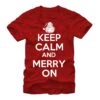 Men's Lost Gods Keep Calm And Merry On T-Shirt 1 Men's Lost Gods Keep Calm And Merry On T-Shirt -Fifthsun Shirts 12OL270 Merry On Comp copy