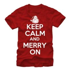 Men's Lost Gods Keep Calm And Merry On T-Shirt