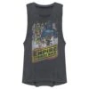Junior's Star Wars Empire Strikes Back Festival Muscle Tee 2 Junior's Star Wars Empire Strikes Back Festival Muscle Tee -Fifthsun Shirts 12STW407ZZJ Empire Hoth 34 100