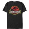 Men's Jurassic Park T Rex Logo T-Shirt -Fifthsun Shirts 12univ004h 1jurassic park comp