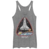 Women's NASA Rocket Launch Racerback Tank Top -Fifthsun Shirts 13NASA008WA Above Earth