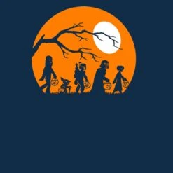 Men's Star Wars Halloween Characters Trick Or Treat Long Sleeve Shirt -Fifthsun Shirts 13STRW446K The Haunt 113psd swatch