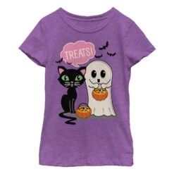 Girl's Lost Gods Halloween Treat Friends T-Shirt