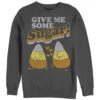 Women's CHIN UP Halloween Candy Corn Sugar Sweatshirt 2 Women's CHIN UP Halloween Candy Corn Sugar Sweatshirt -Fifthsun Shirts 13VLIN226WB Sugar
