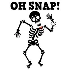 Girl's Lost Gods Halloween Oh Snap Skeleton T-Shirt -Fifthsun Shirts 13VLIN230ZE Snap Skull 17 147 swatch