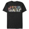 Men's Star Wars Classic Poster Logo T-Shirt 2 Men's Star Wars Classic Poster Logo T-Shirt -Fifthsun Shirts 13strw279b epi1c logo comp