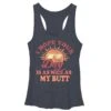 Women's CHIN UP I Hope Your Day Is As Nice Racerback Tank Top -Fifthsun Shirts 14CHIN215WE Butt