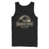 Men's Jurassic Park Camo Logo Tank Top -Fifthsun Shirts 14JPRK003G Camo Logo Comp 00 04