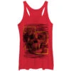 Women's Lost Gods 72 Skull Racerback Tank Top 2 Women's Lost Gods 72 Skull Racerback Tank Top -Fifthsun Shirts 14MISC1668WF 72TWOS