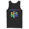 Men's Nintendo Classic N64 Tank Top 1 Men's Nintendo Classic N64 Tank Top -Fifthsun Shirts 14NNTD647WB N64 Logo comp 1