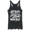 Women's Star Wars Millennium Falcon Initiate Hyperdrive Racerback Tank Top