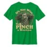 Boy's Star Wars St. Patrick's Day Don't Pinch A Wookiee T-Shirt -Fifthsun Shirts 14STRW613 Pinch Chewie COMP
