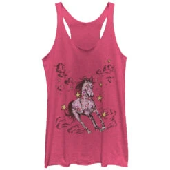 Women's Lost Gods Wild Horses Racerback Tank Top