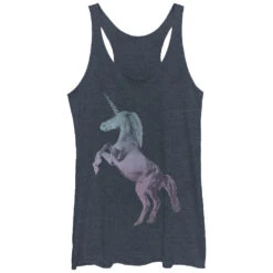 Women's Lost Gods Majestic Unicorn Racerback Tank Top
