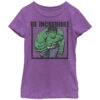 Girl's Marvel Hulk Be Incredible T-Shirt