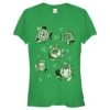 Junior's Marvel St. Patrick's Day Clover Icon T-Shirt 1 Junior's Marvel St. Patrick's Day Clover Icon T-Shirt -Fifthsun Shirts 15MARV942WA Smarockers comp