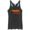 Women's Marvel Guardians Galaxy Star-Lord Kawaii Rainbow Racerback Tank Top