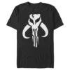 Men's Star Wars Mandalorian Skull Logo T-Shirt -Fifthsun Shirts 15STRW1044P Mandalorian Logo xx 132