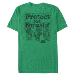 Men's Star Wars Ewok Protect Our Forests T-Shirt