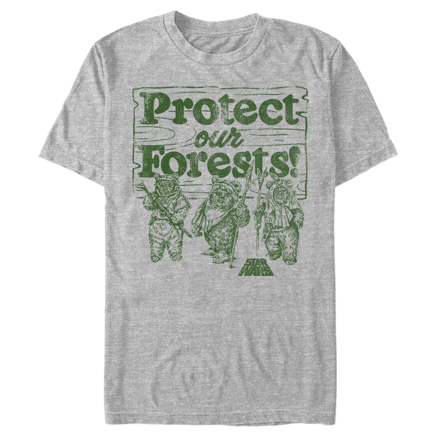 Men's Star Wars Ewok Protect Our Forests T-Shirt 5 Men's Star Wars Ewok Protect Our Forests T-Shirt - Image 3
