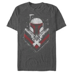 Men's Star Wars Boba Fett No Threats Only Promises T-Shirt -Fifthsun Shirts 15STRW823B Only Promises Comp 6