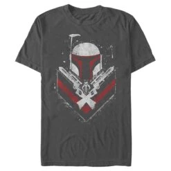 Men's Star Wars Boba Fett No Threats Only Promises T-Shirt -Fifthsun Shirts 15STRW823WU Only Promises Comp 44 107 6