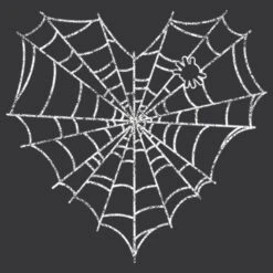 Women's Lost Gods Halloween Heart Spider Web Racerback Tank Top 16 Women's Lost Gods Halloween Heart Spider Web Racerback Tank Top -Fifthsun Shirts 15VLIN1447WG Webby Heart comp swatch