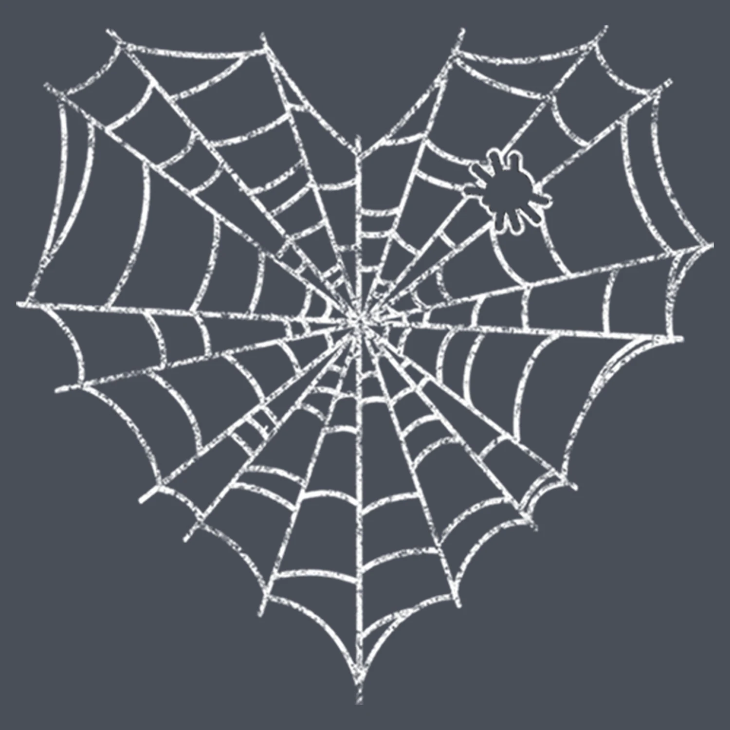 Women's Lost Gods Halloween Heart Spider Web Racerback Tank Top 4 Women's Lost Gods Halloween Heart Spider Web Racerback Tank Top - Image 2