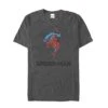 Men's Marvel Spider-Man Web T-Shirt -Fifthsun Shirts 15marv609 spiderweb comp