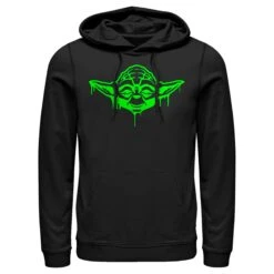 Men's Star Wars: A New Hope Halloween Dripping Jedi Master Yoda Pull Over Hoodie