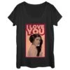 Women's Star Wars Princess Leia Quote I Love You Scoop Neck -Fifthsun Shirts 15strw1774wq leia love comp1