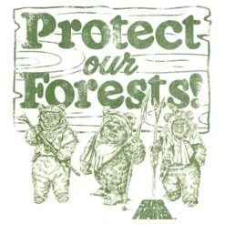 Men's Star Wars Ewok Protect Our Forests T-Shirt 20 Men's Star Wars Ewok Protect Our Forests T-Shirt -Fifthsun Shirts 15strw416zzb protect our forests comp 52 147 swatch