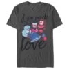 Men's Steven Universe Made Of Love T-Shirt -Fifthsun Shirts 16CNSU011WB I am made of love comp