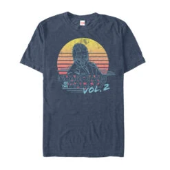Men's Marvel Guardians Of The Galaxy Vol. 2 Star-Lord Retro T-Shirt