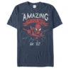 Men's Marvel Spider-Man Est 62 T-Shirt -Fifthsun Shirts 16MARV114 Grunge Fwip