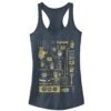 Junior's Despicable Me 3 Minion Lab Work Racerback Tank Top -Fifthsun Shirts 16MDMT10026A 003 Bad Ideas 44 113 1