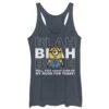 Women's Despicable Me Minion Blah Mood Today Racerback Tank Top 1 Women's Despicable Me Minion Blah Mood Today Racerback Tank Top -Fifthsun Shirts 16MINS305B Blah 2D 97 125 1