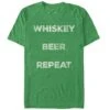 Men's Lost Gods St. Patrick's Day Whiskey Repeat T-Shirt