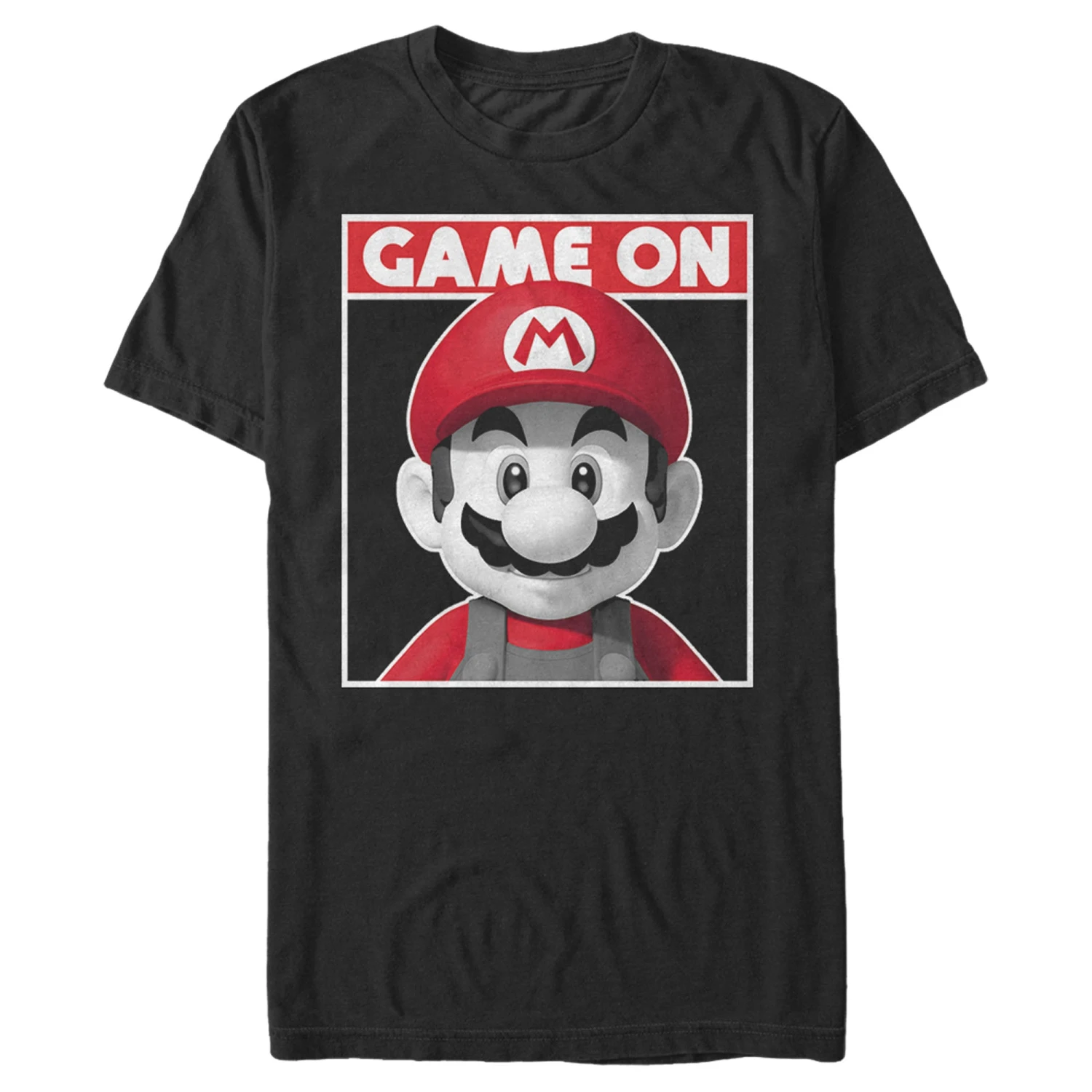 Men's Nintendo Game On Mario T-Shirt 3 Men's Nintendo Game On Mario T-Shirt