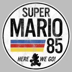 Men's Nintendo Super Mario Retro Rainbow Ring T-Shirt -Fifthsun Shirts 16NNTD902BF Mario is Go comp xx 148 swatch