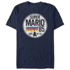 Men's Nintendo Super Mario Retro Rainbow Ring T-Shirt