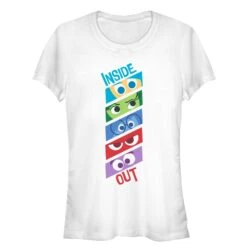 Junior's Inside Out Emotion Eyes T-Shirt