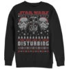 Men's Star Wars Ugly Christmas Lack Of Cheer Disturbing Sweatshirt 2 Men's Star Wars Ugly Christmas Lack Of Cheer Disturbing Sweatshirt -Fifthsun Shirts 16STRW407 Disturbing Sweater