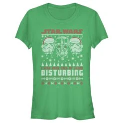 Junior's Star Wars Ugly Christmas Lack Of Cheer Disturbing T-Shirt
