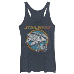 Women's Star Wars Galactic Ship Journey Racerback Tank Top